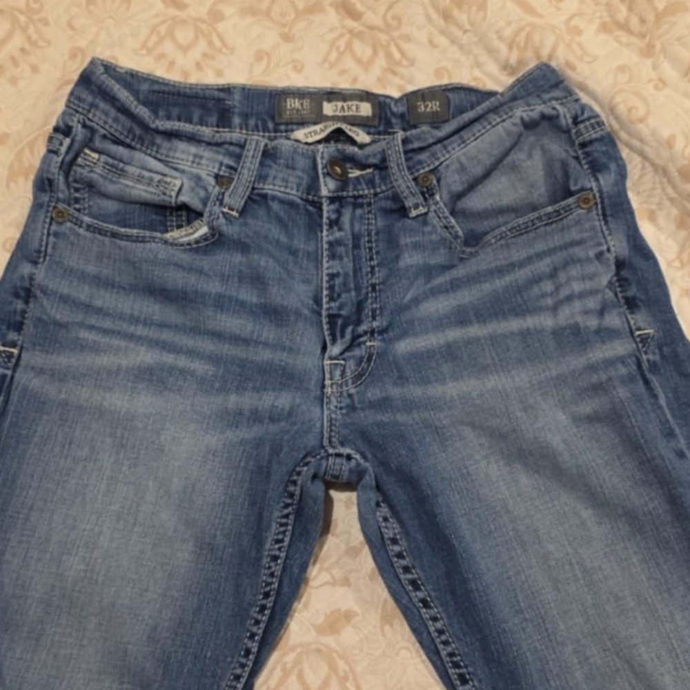 BKE Jake Straight Leg Blue Jeans